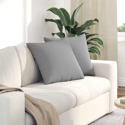 vidaXL Sofakissen 2 pcs Wolkengrau 50 x 50 cm Stoff