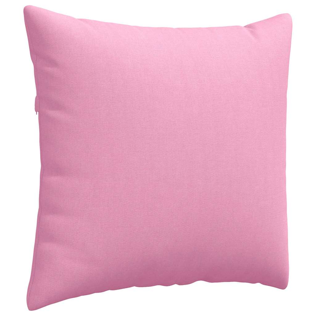 Sofakissen 2 pcs Rosa 50 x 50 cm Stoff