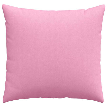 Sofakissen 2 pcs Rosa 50 x 50 cm Stoff