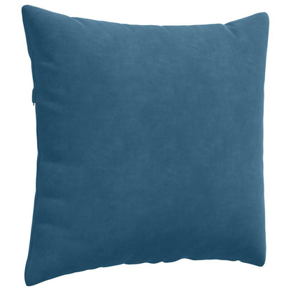 vidaXL Sofakissen 2 Stück Blau 50 x 50 cm Cordstoff