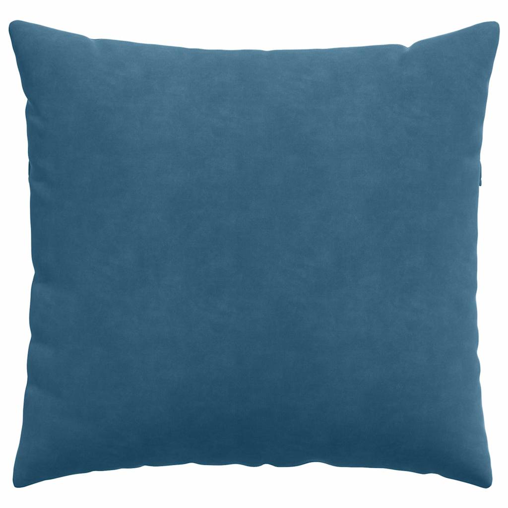 vidaXL Sofakissen 2 Stück Blau 50 x 50 cm Cordstoff