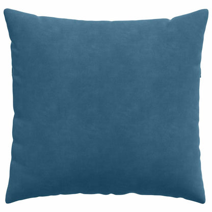 vidaXL Sofakissen 2 Stück Blau 50 x 50 cm Cordstoff