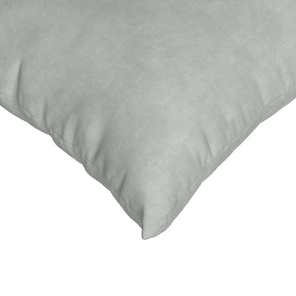 vidaXL Sofakissen 2 Stück Hellgrau 50 x 50 cm Cordstoff