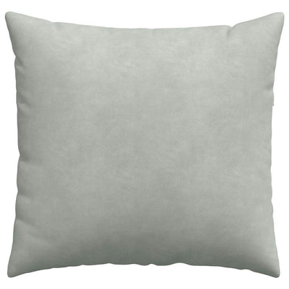 vidaXL Sofakissen 2 Stück Hellgrau 50 x 50 cm Cordstoff