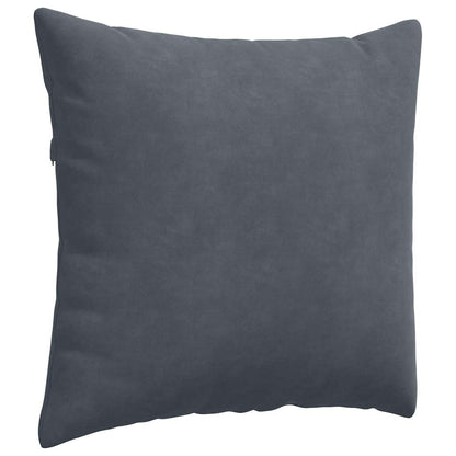 vidaXL Sofakissen 2 Stück Dunkelgrau 50 x 50 cm Cordstoff