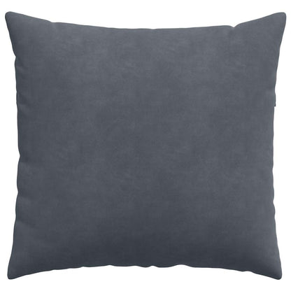 vidaXL Sofakissen 2 Stück Dunkelgrau 50 x 50 cm Cordstoff