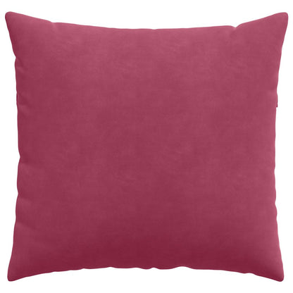 vidaXL Sofakissen 2 Stück Weinrot 50 x 50 cm Cordstoff