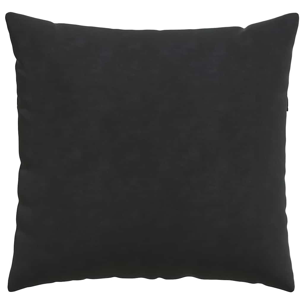 vidaXL Sofakissen 2 Stück Schwarz 50 x 50 cm Cordstoff