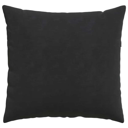 vidaXL Sofakissen 2 Stück Schwarz 50 x 50 cm Cordstoff