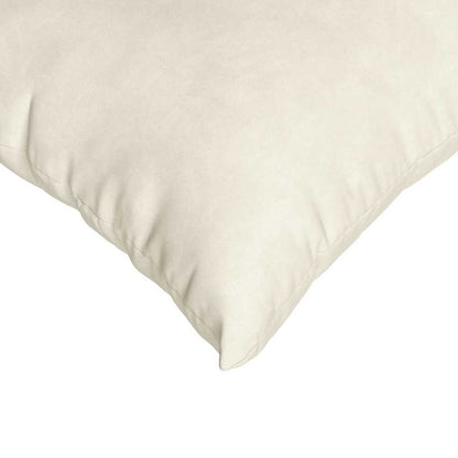 vidaXL Sofakissen 2 Stück Creme 50 x 50 cm Cordstoff