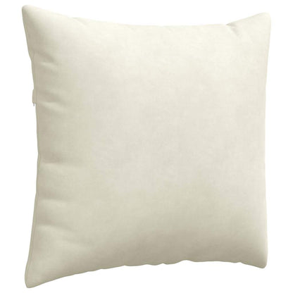 vidaXL Sofakissen 2 Stück Creme 50 x 50 cm Cordstoff