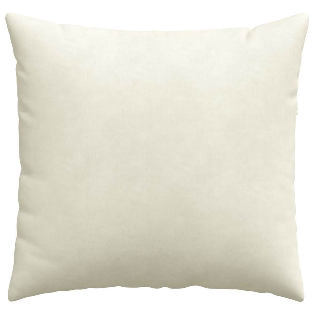 vidaXL Sofakissen 2 Stück Creme 50 x 50 cm Cordstoff
