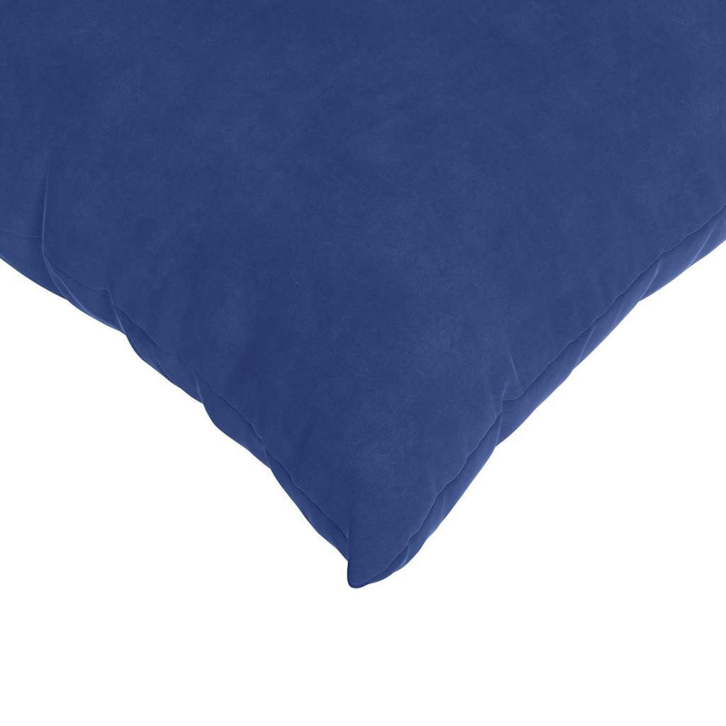 vidaXL Sofakissen 2 Stück Polizeiblau 50 x 50 cm Cordstoff
