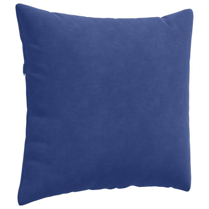 vidaXL Sofakissen 2 Stück Polizeiblau 50 x 50 cm Cordstoff