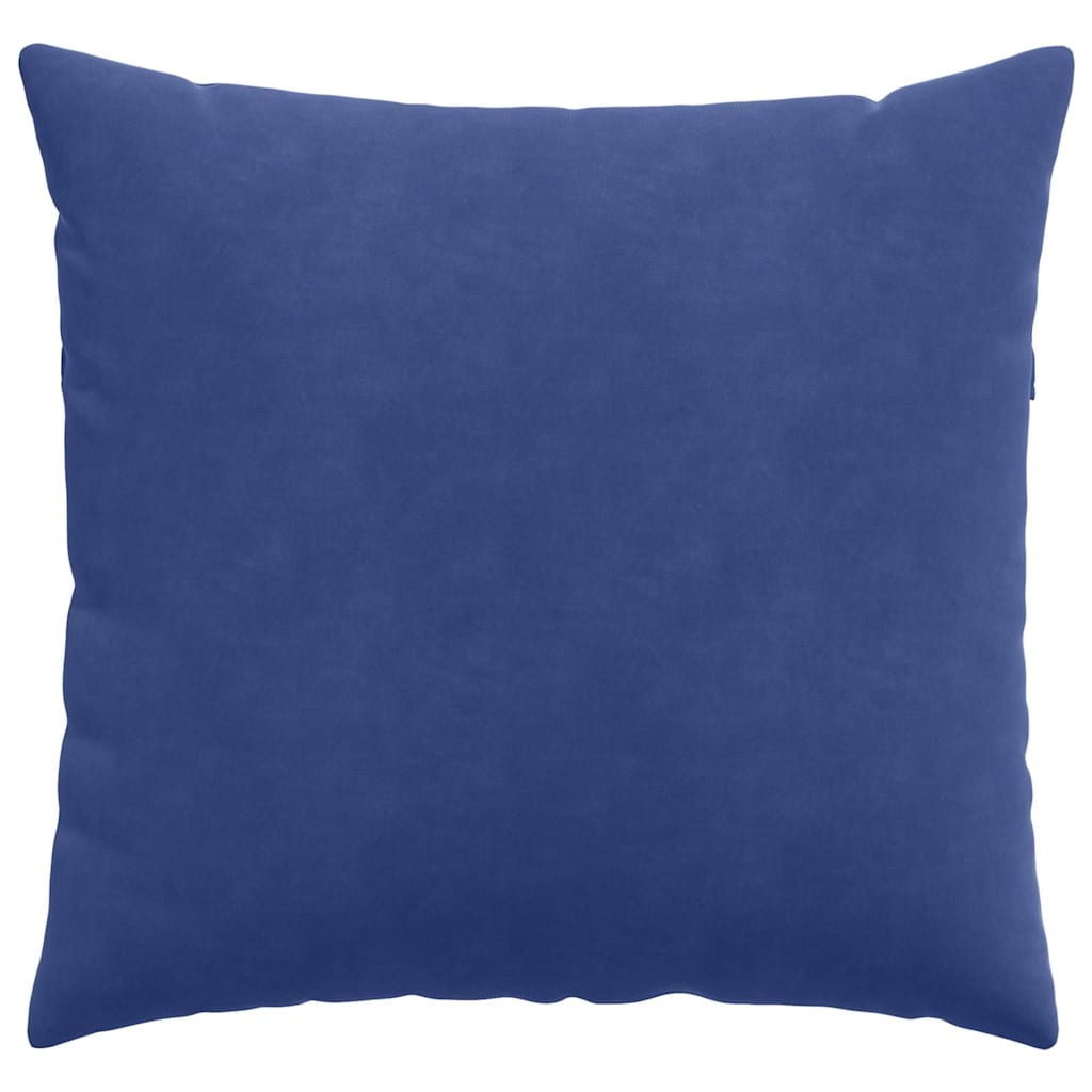 vidaXL Sofakissen 2 Stück Polizeiblau 50 x 50 cm Cordstoff