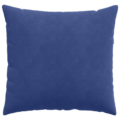 vidaXL Sofakissen 2 Stück Polizeiblau 50 x 50 cm Cordstoff