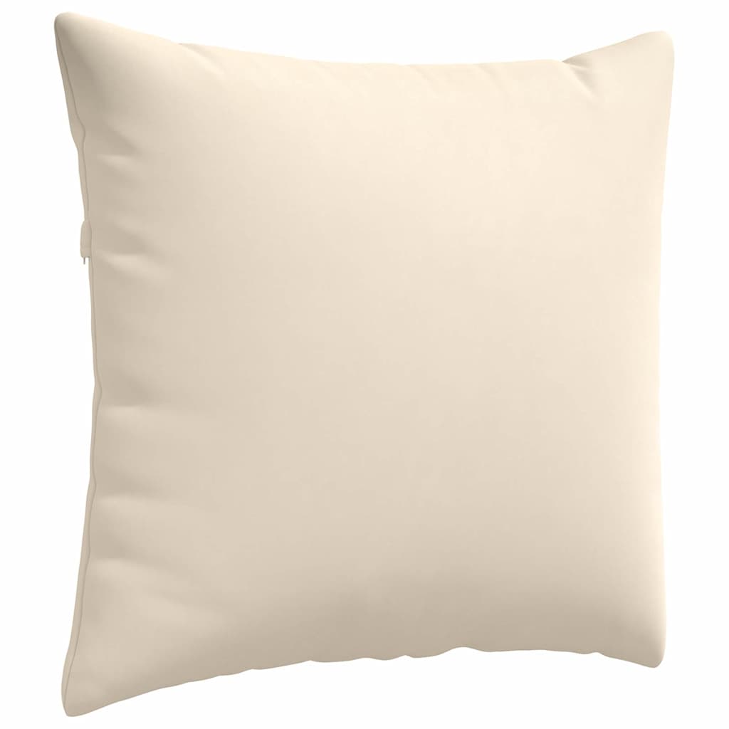 vidaXL Sofakissen 2 Stück Beige 50 x 50 cm Stoff