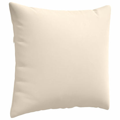 vidaXL Sofakissen 2 Stück Beige 50 x 50 cm Stoff