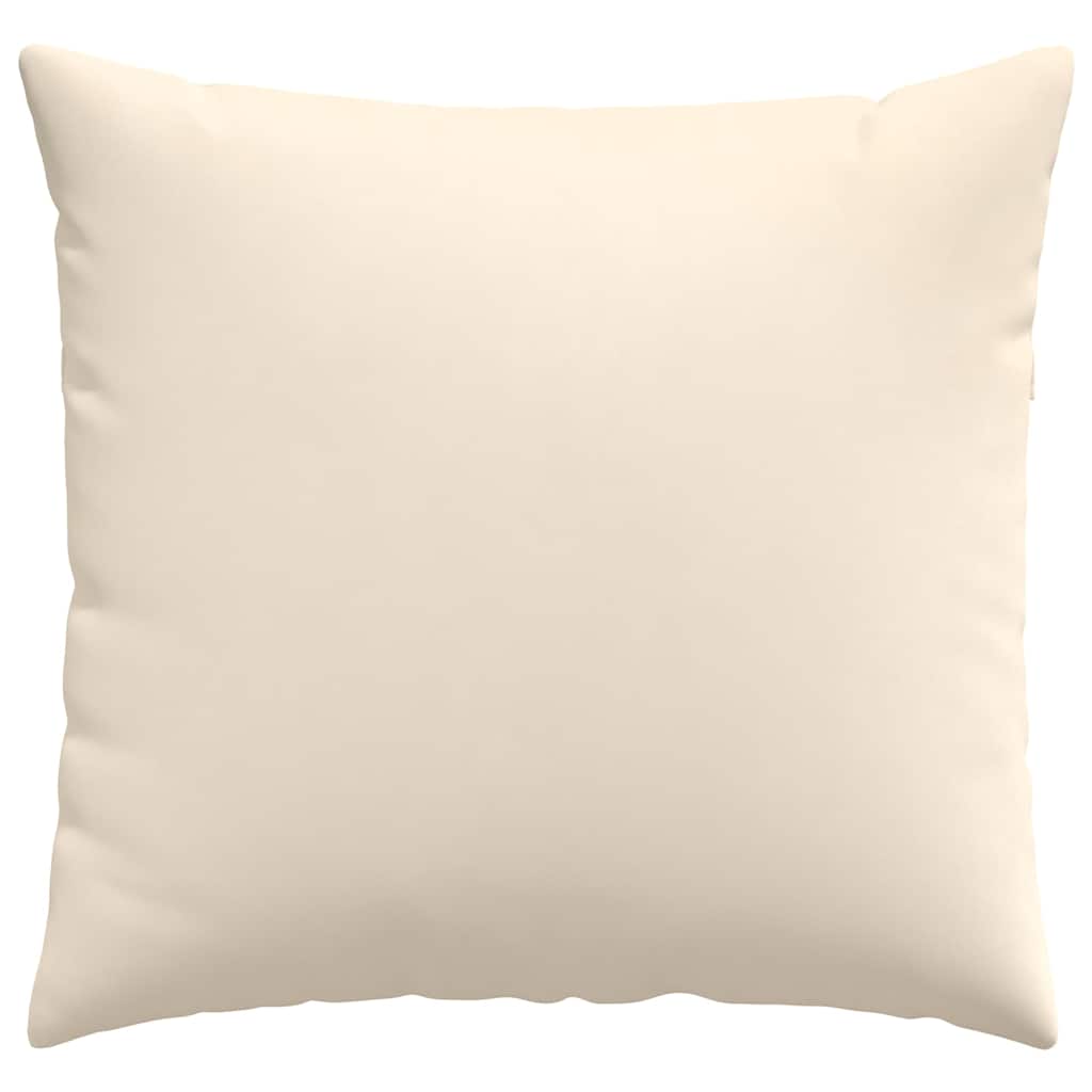 vidaXL Sofakissen 2 Stück Beige 50 x 50 cm Stoff