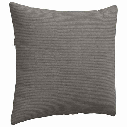 vidaXL Sofakissen 2 Stück Hellgrau 50 x 50 cm Cordstoff