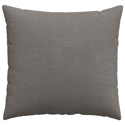 vidaXL Sofakissen 2 Stück Hellgrau 50 x 50 cm Cordstoff
