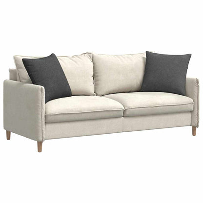 vidaXL Sofakissen 2 Stück Dunkelgrau 50 x 50 cm Cordstoff