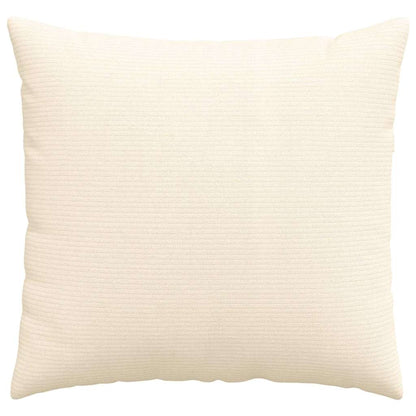 vidaXL Sofakissen 2 Stück Creme 50 x 50 cm Cordstoff