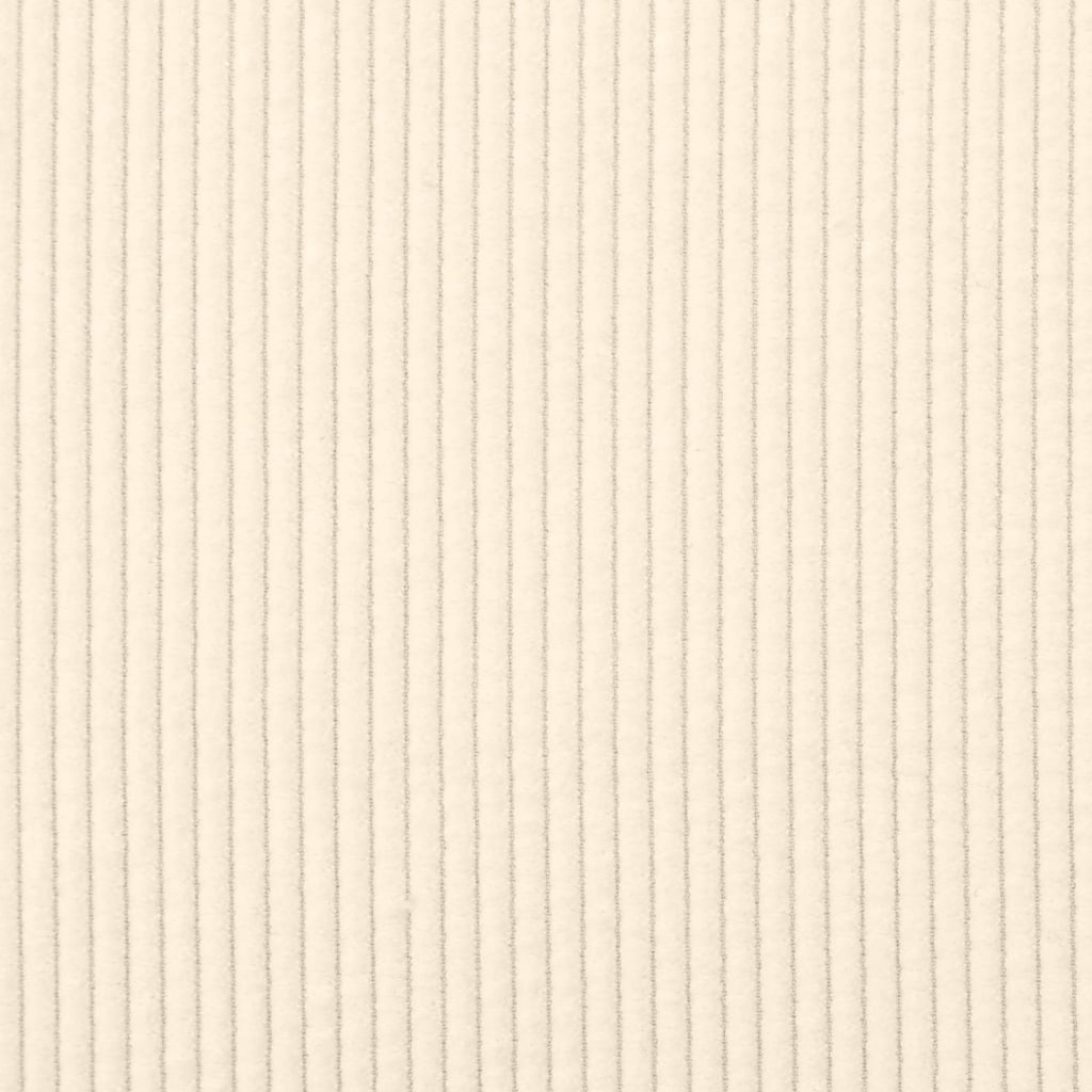 vidaXL Sofakissen 2 Stück Creme 50 x 50 cm Cordstoff