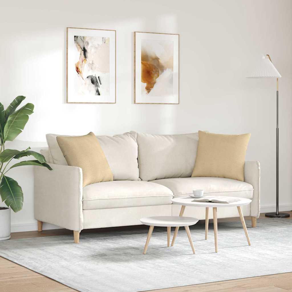 vidaXL Sofakissen 2 Stück Grau-Grün 50 x 50 cm Cordstoff