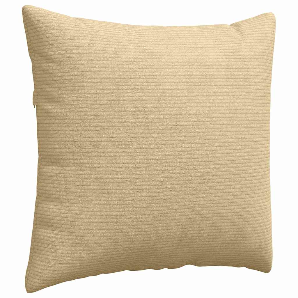 vidaXL Sofakissen 2 Stück Grau-Grün 50 x 50 cm Cordstoff