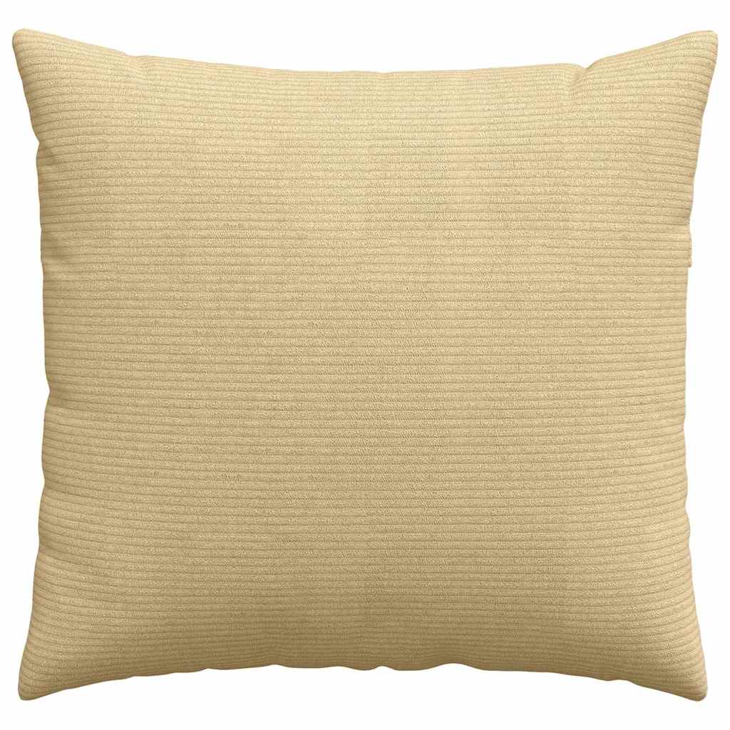 vidaXL Sofakissen 2 Stück Grau-Grün 50 x 50 cm Cordstoff