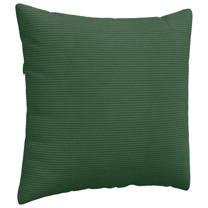 vidaXL Sofakissen 2 Stück Dunkelgrün 50 x 50 cm Cordstoff