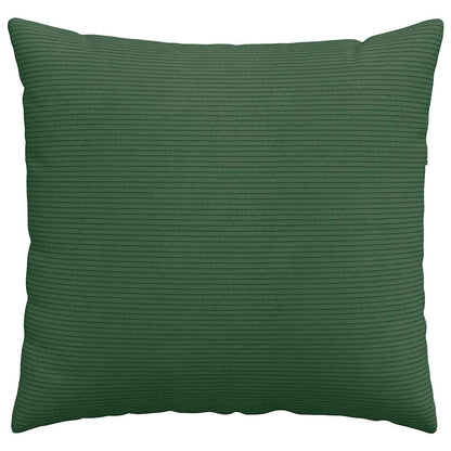 vidaXL Sofakissen 2 Stück Dunkelgrün 50 x 50 cm Cordstoff