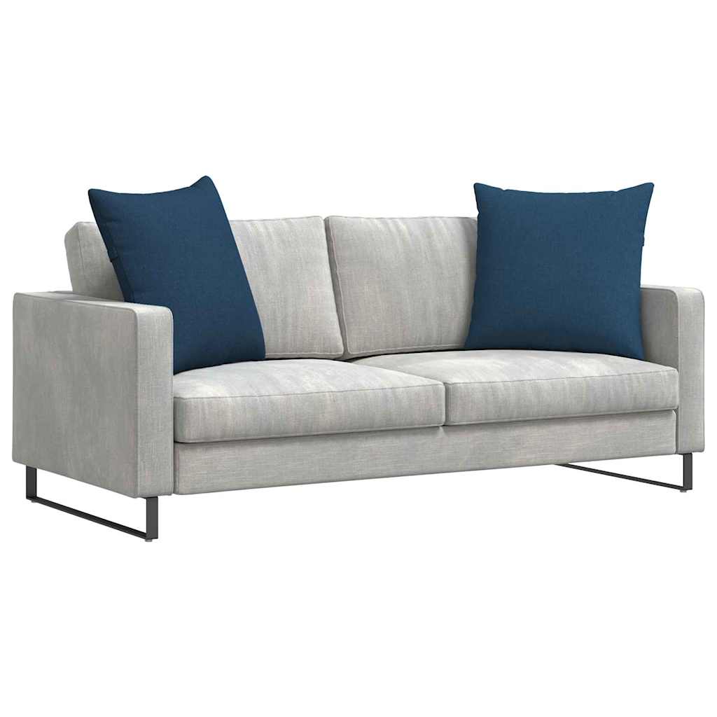 vidaXL Sofakissen 2 pcs Blau 60 x 60 cm Stoff