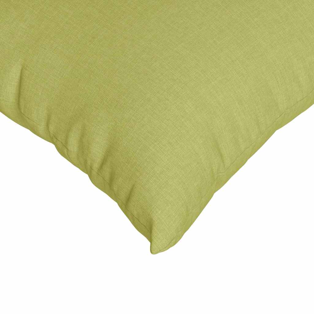 vidaXL Sofakissen 2 pcs Hellgrün 60 x 60 cm Stoff