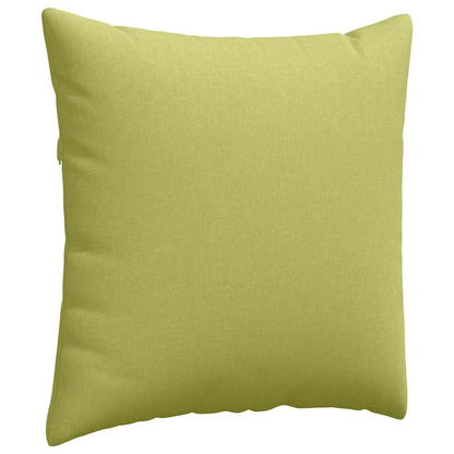 vidaXL Sofakissen 2 pcs Hellgrün 60 x 60 cm Stoff