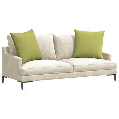 vidaXL Sofakissen 2 pcs Hellgrün 60 x 60 cm Stoff