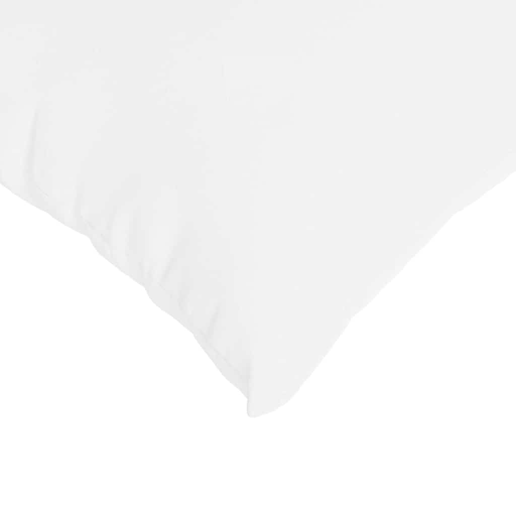 vidaXL Sofakissen 2 pcs Weiß 60 x 60 cm Stoff
