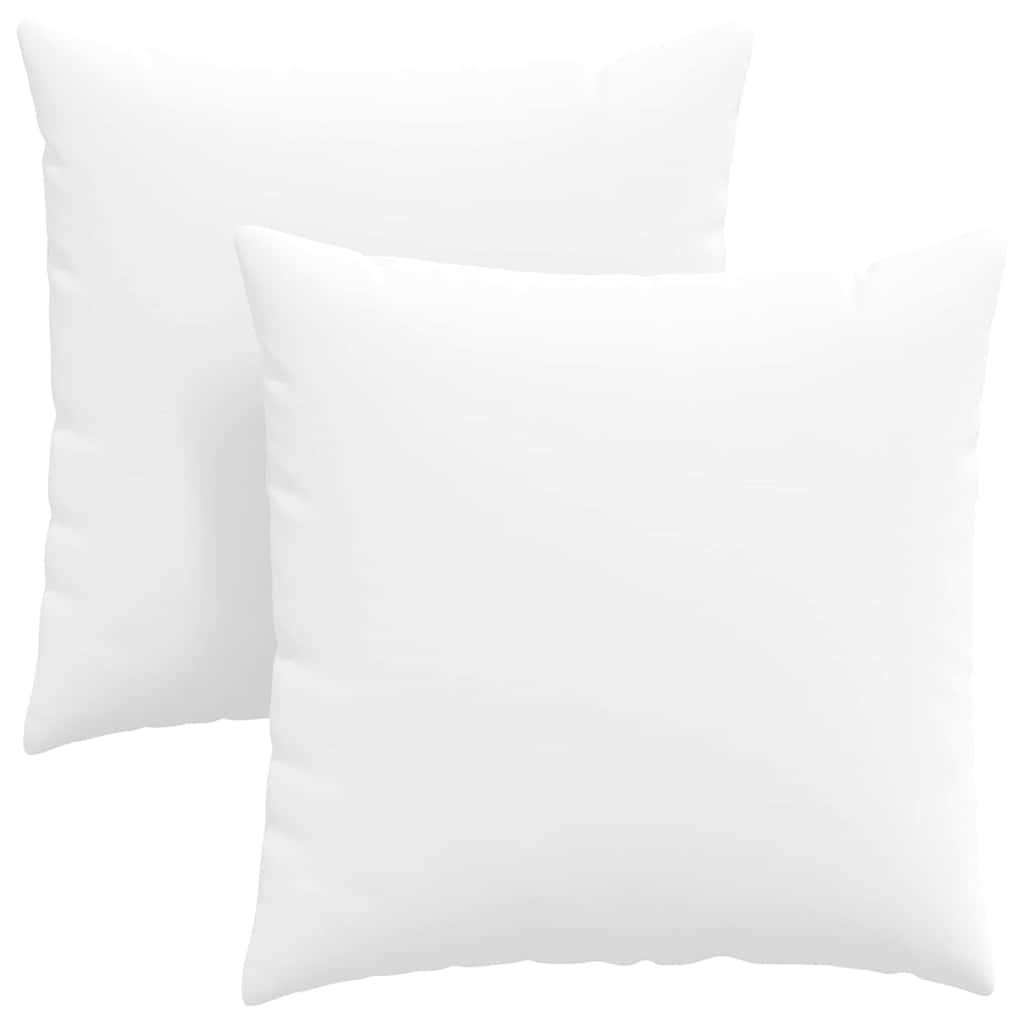 vidaXL Sofakissen 2 pcs Weiß 60 x 60 cm Stoff