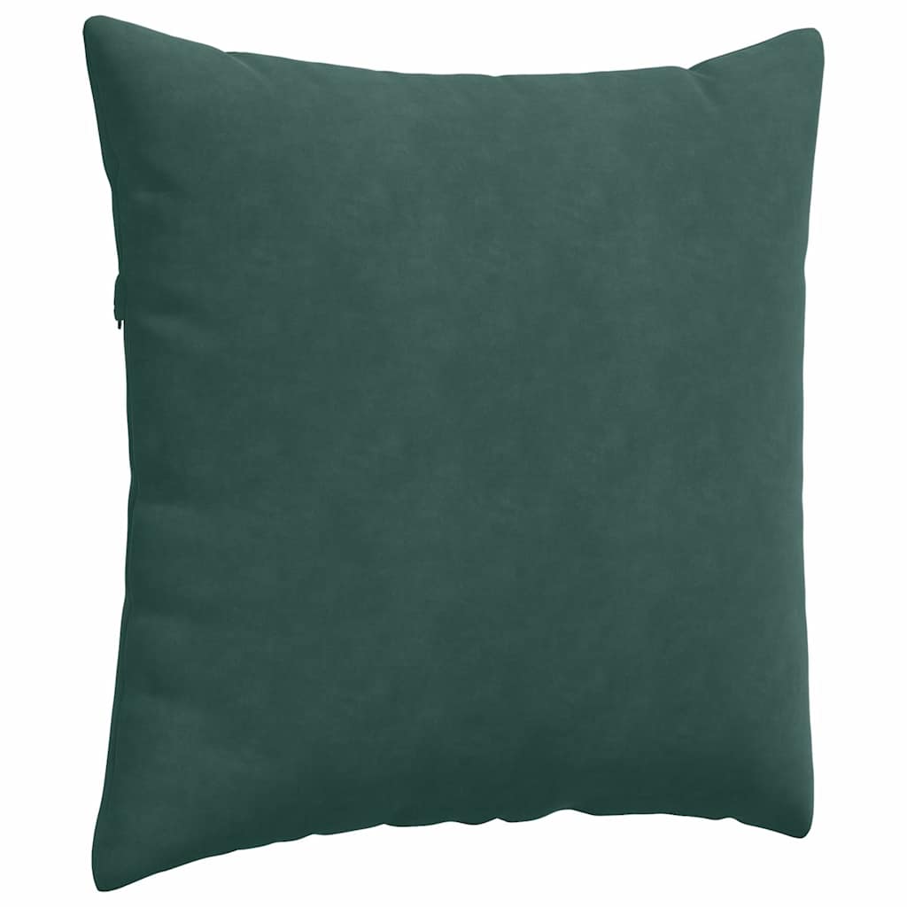 vidaXL Sofakissen 2 Stück Dunkelgrün 60 x 60 cm Cordstoff