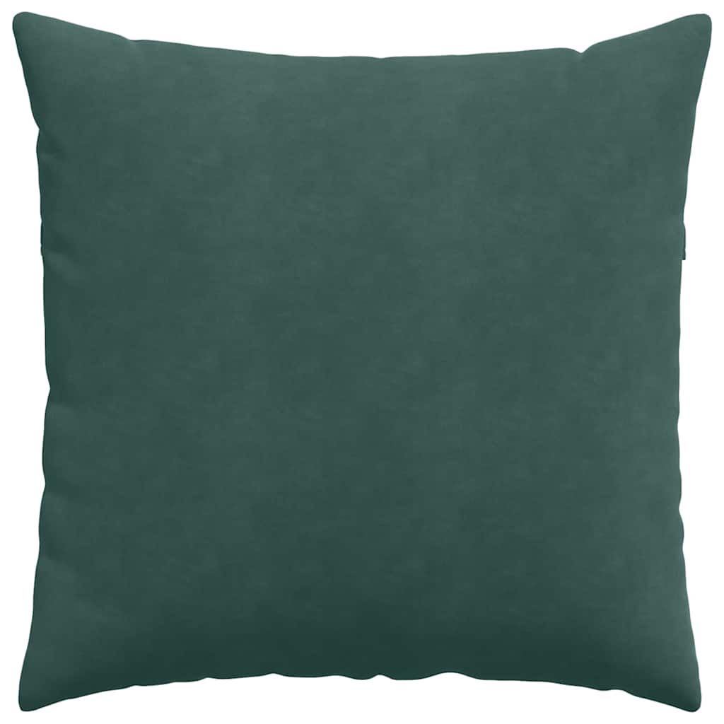vidaXL Sofakissen 2 Stück Dunkelgrün 60 x 60 cm Cordstoff