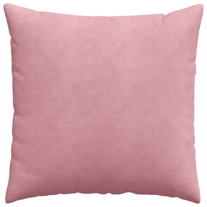 Sofakissen 2 Stück Rosa 60 x 60 cm Cordstoff