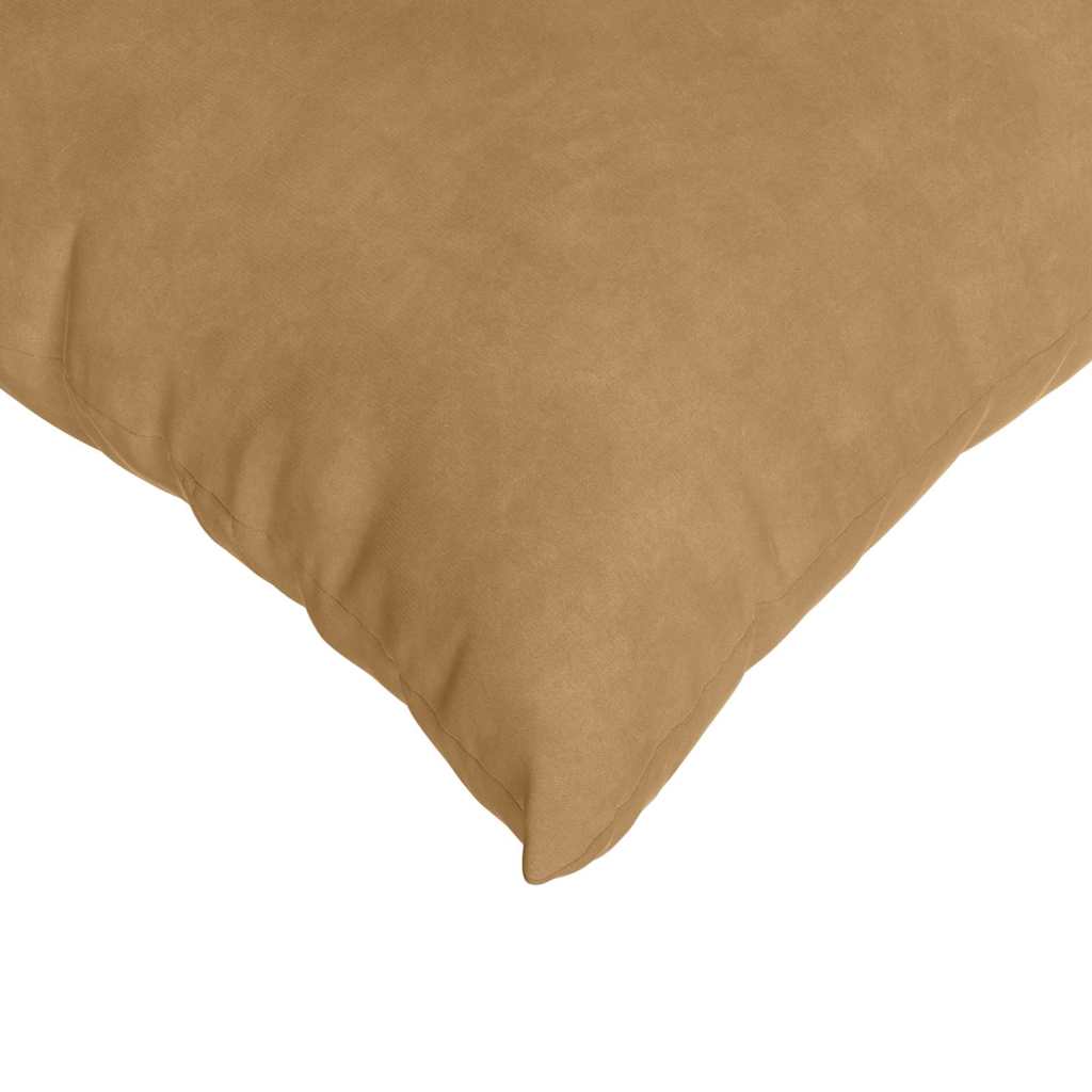 vidaXL Sofakissen 2 Stück Braun 60 x 60 cm Cordstoff
