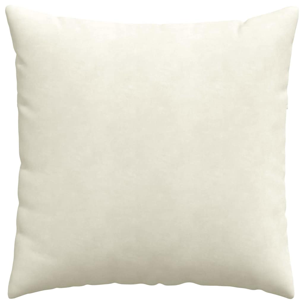 vidaXL Sofakissen 2 Stück Creme 60 x 60 cm Cordstoff