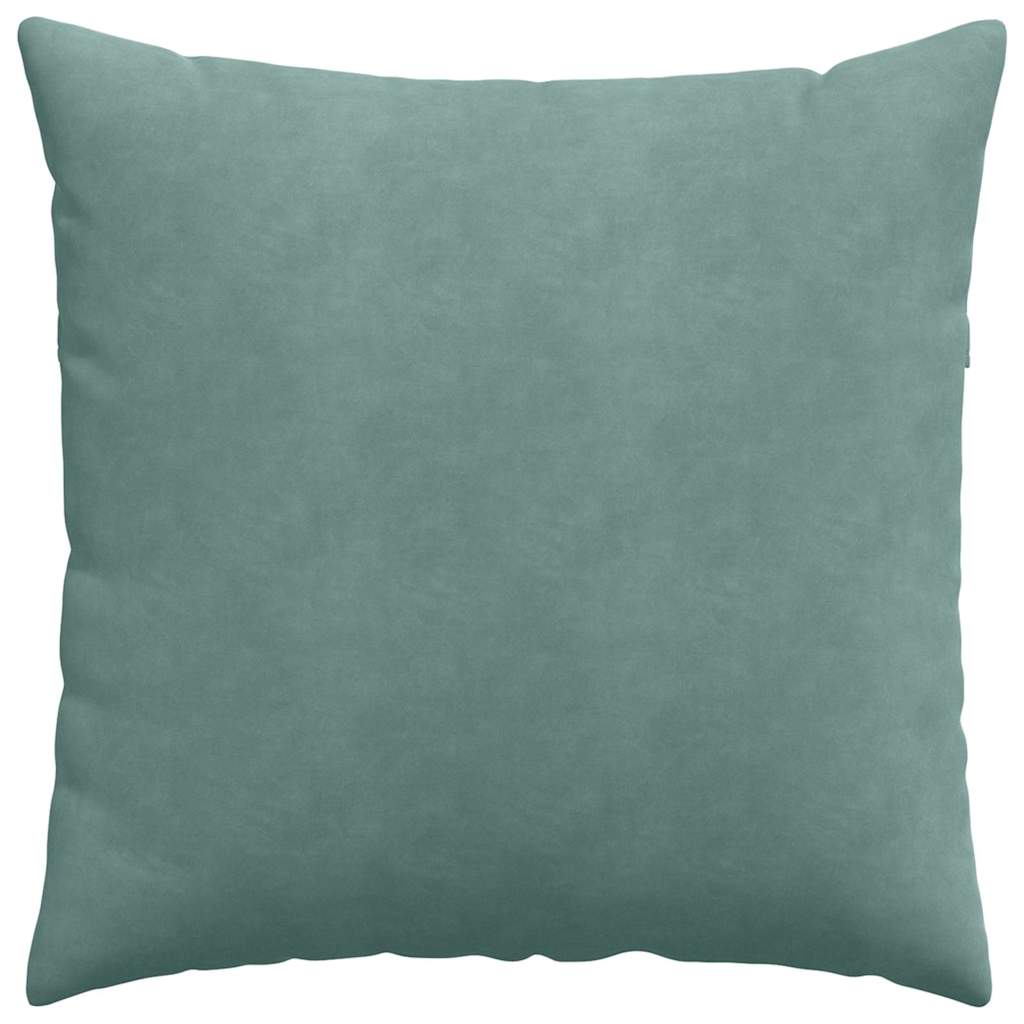 vidaXL Sofakissen 2 Stück Meergrün 60 x 60 cm Cordstoff