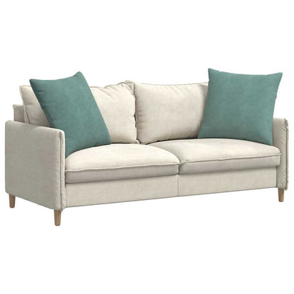 vidaXL Sofakissen 2 Stück Meergrün 60 x 60 cm Cordstoff