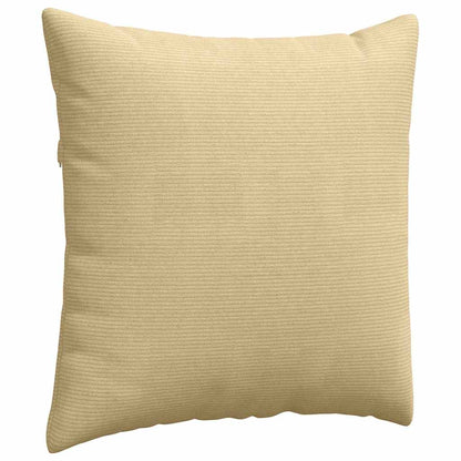 vidaXL Sofakissen 2 Stück Grau-Grün 60 x 60 cm Cordstoff