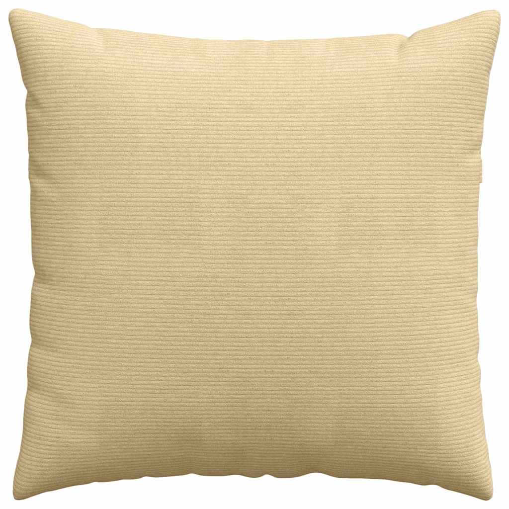 vidaXL Sofakissen 2 Stück Grau-Grün 60 x 60 cm Cordstoff