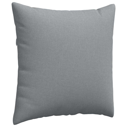 vidaXL Sofakissen 2 pcs Hellgrau 80 x 80 cm Stoff