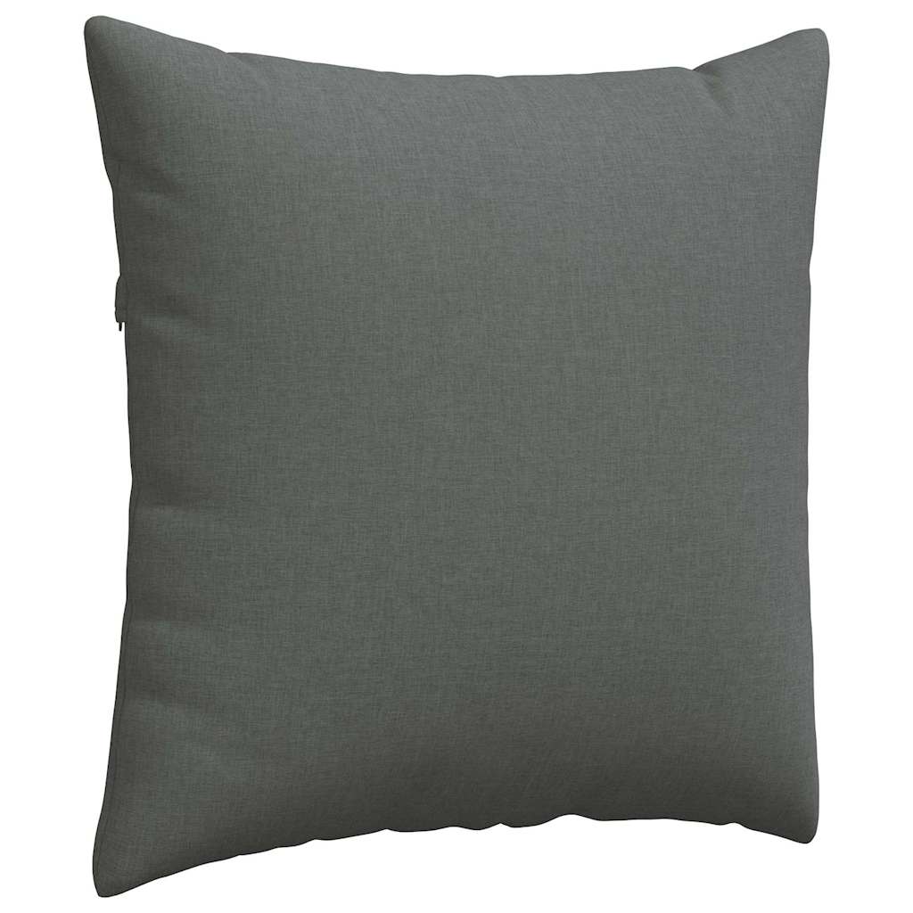 vidaXL Sofakissen 2 pcs Dunkelgrau 80 x 80 cm Stoff